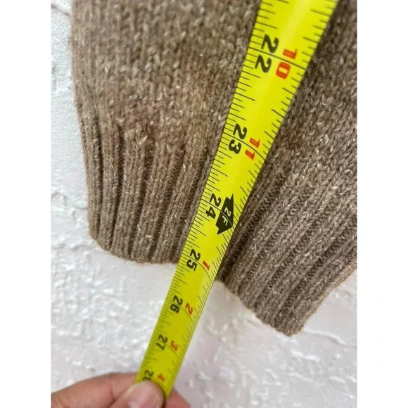 Chaps Ralph Lauren Mens Pullover Long Sleeve V Neckline Wool Sweater Brown Sz XL - Picture 10 of 12